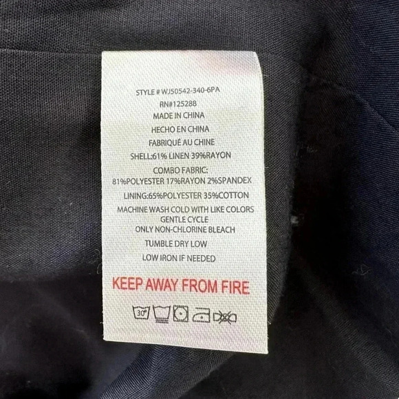 JASON WU NWT SZ M Cropped Blazer Navy w/ Gray Glen Plaid, Double Breasted CLASSY - Picture 7 of 8